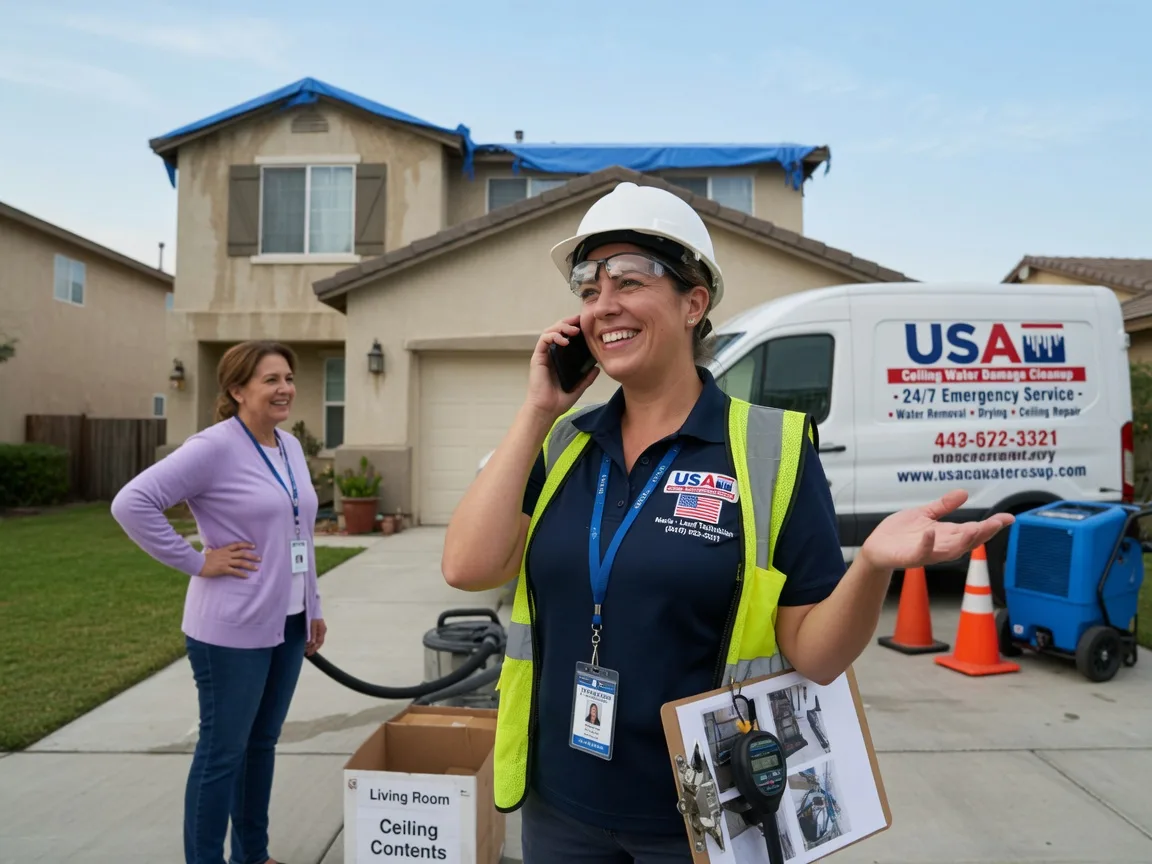 Ceiling Water Damage Restoration Sainte Marie, IL FAQs